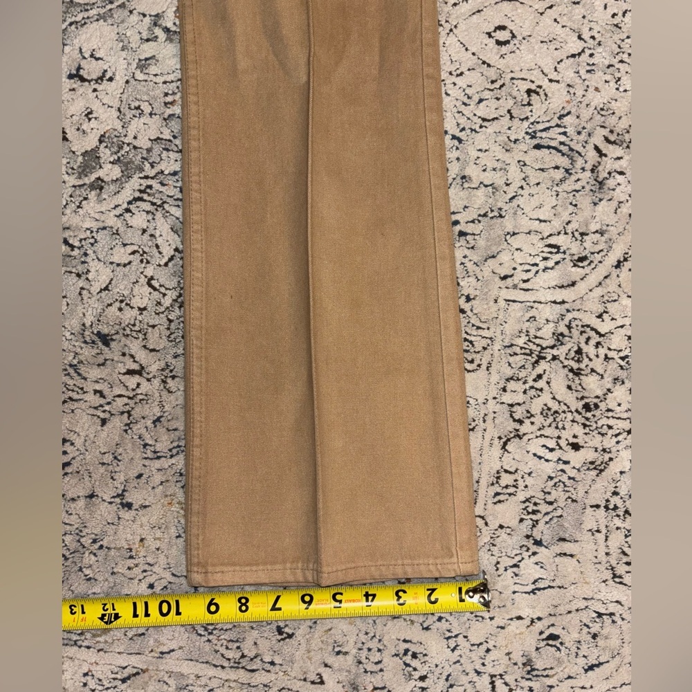 Vintage 70-80s Levis 513 Tan Pants Size 32x30 Men Made USA Talon Zip - Picture 6 of 12